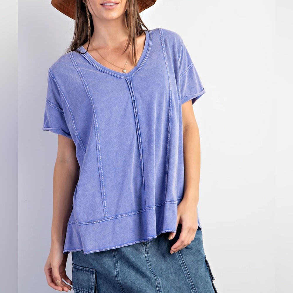 Easel Mineral Wash Tee- Small